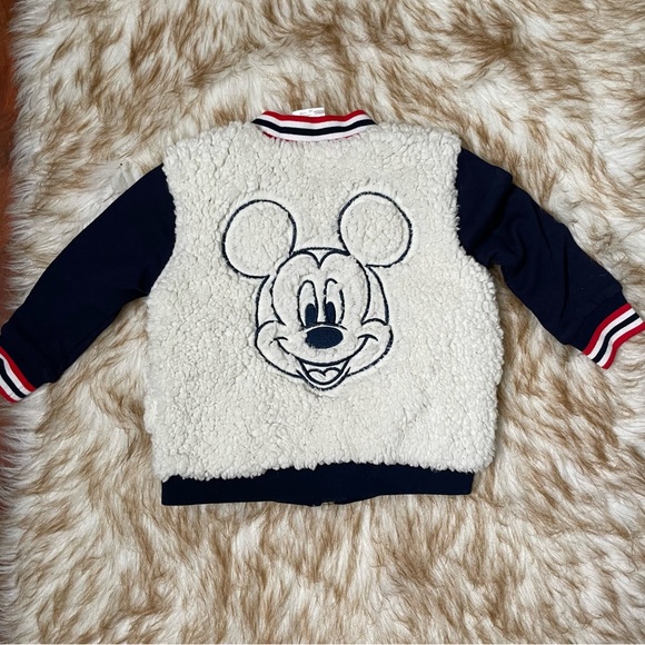 Disney toddler Sherpa baseball jacket - Picture 4 of 6